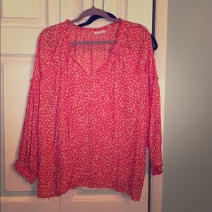 3/4 Sleeve Chiffon Blouse